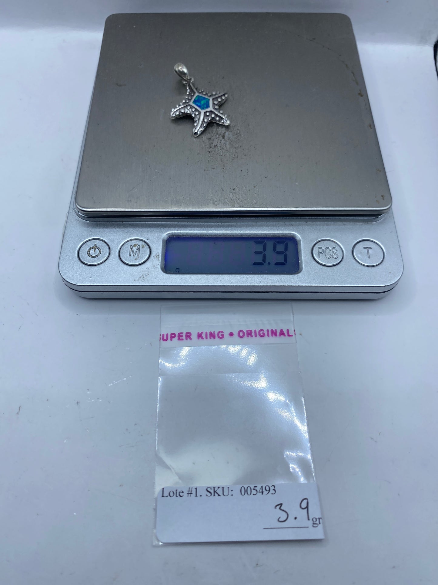 Dije Estrella Marina Plata .950 con Ópalo de Fuego — Taxco — foto 6