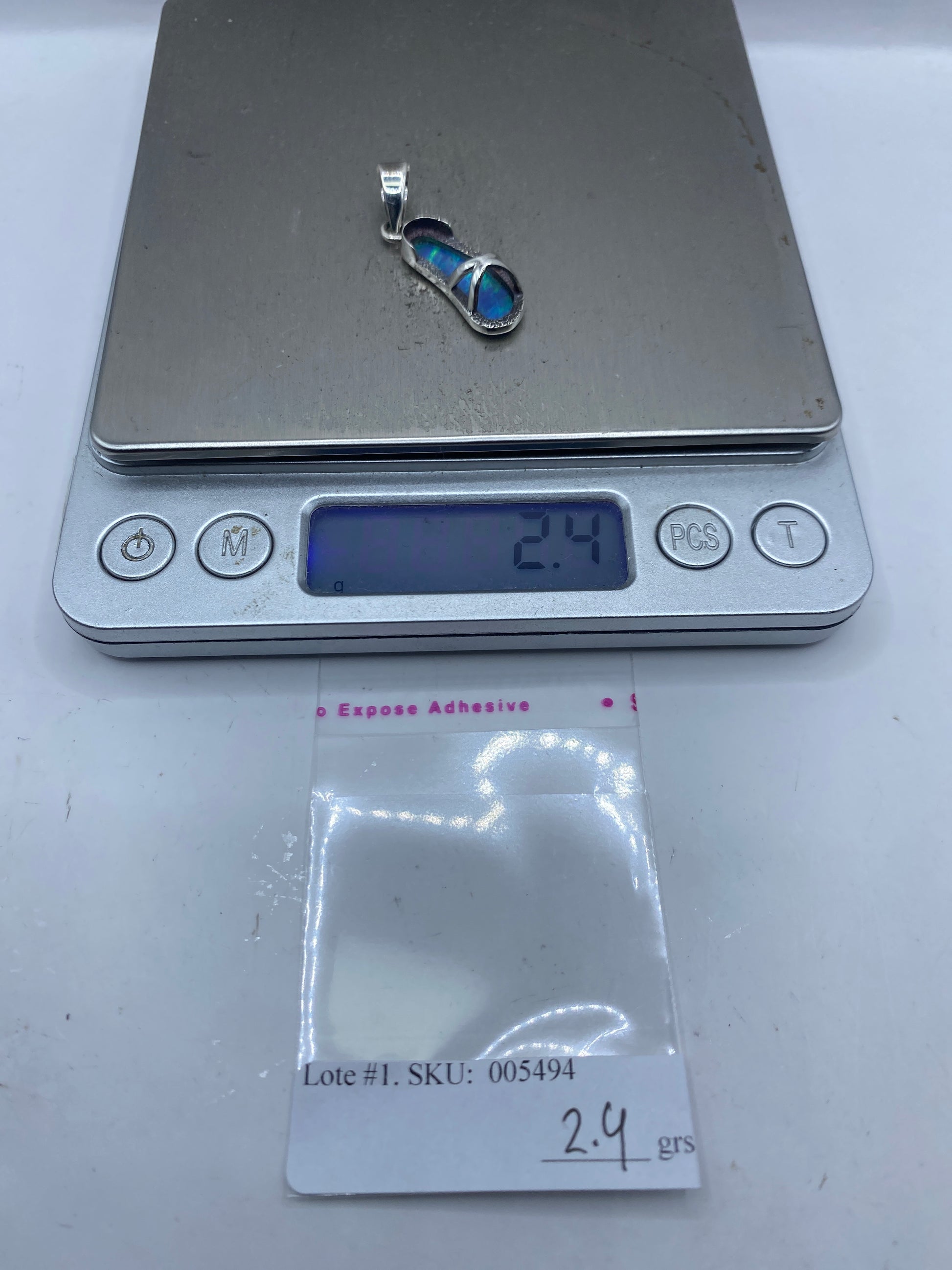 Dije Plata Ópalos de Fuego — Taxco .950 — foto 6