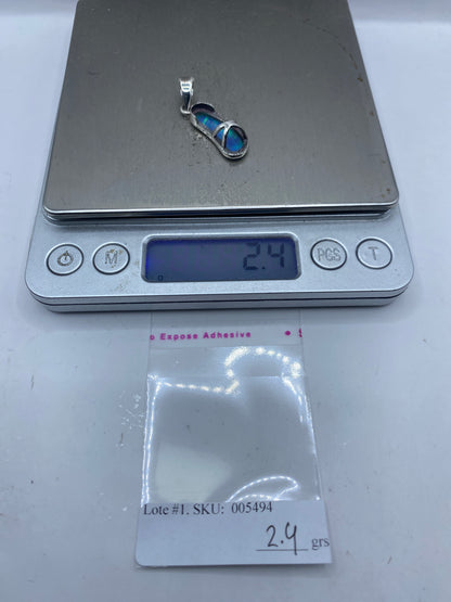 Dije Plata Ópalos de Fuego — Taxco .950 — foto 6