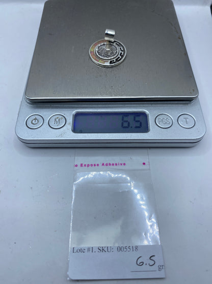 Dije Plata Ópalo de Fuego Prehispánico — Taxco .950 — foto 6