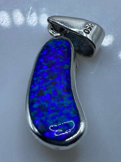 Dije Plata .950 Ópalo de Fuego Azul — Taxco — foto 5