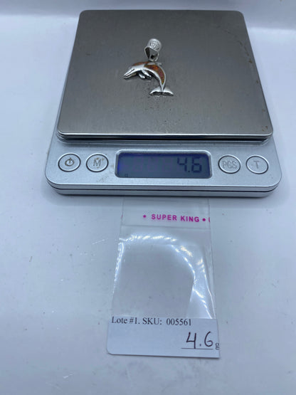 Dije Delfín Plata .950 con Ópalo de Fuego — Taxco — foto 6