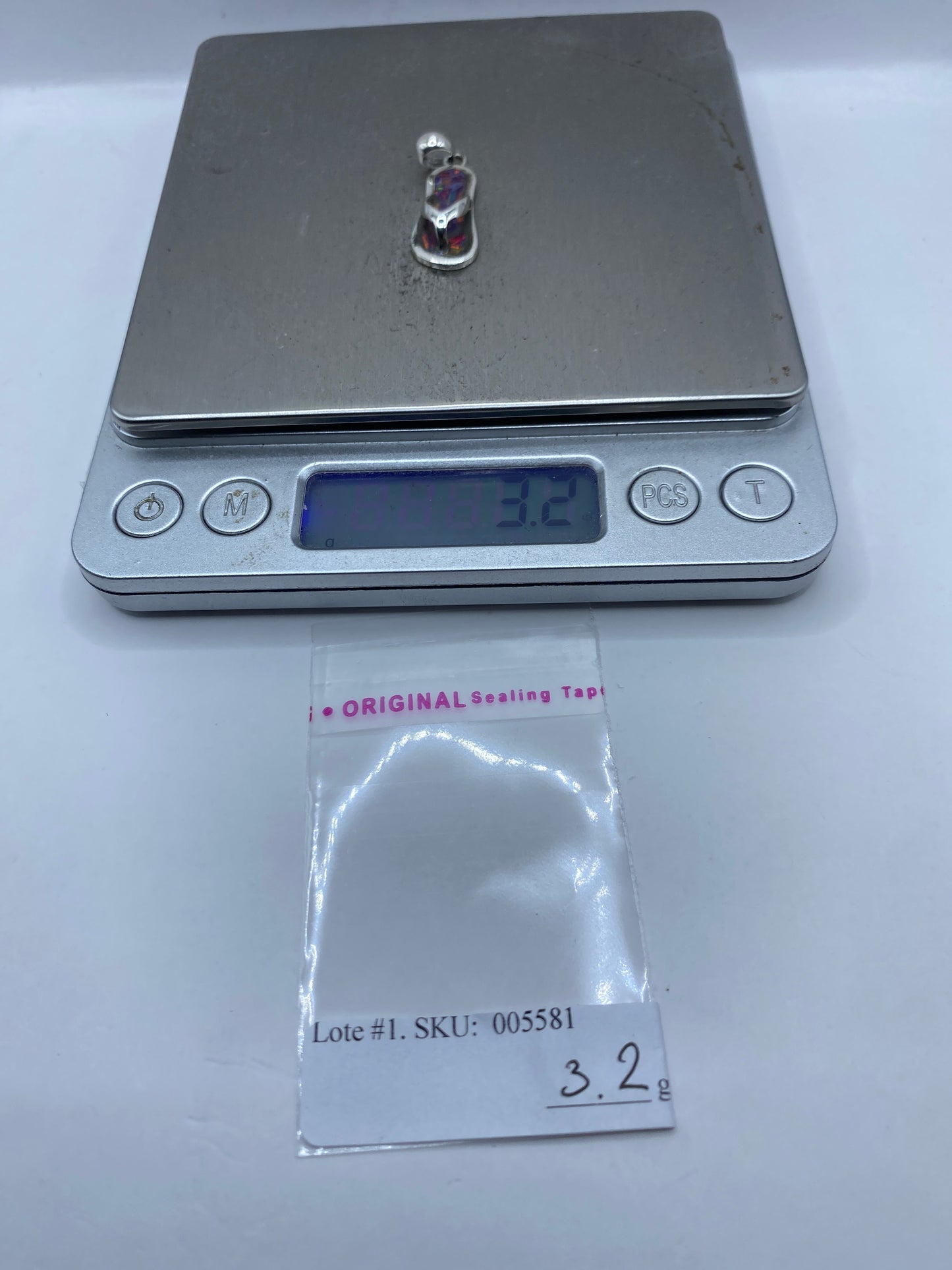 Dije de Plata Ópalo de Fuego Morado — Taxco .950 — foto 6