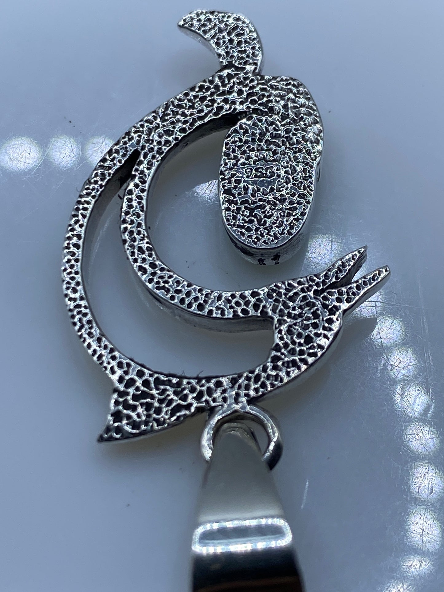 Dije Serpiente Plata .950 con Ópalo de Fuego — Taxco — foto 5