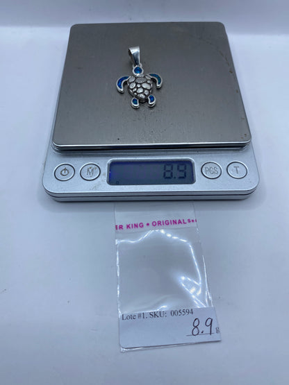 Dije Tortuga Plata .950 con Ópalo de Fuego — Taxco — foto 6
