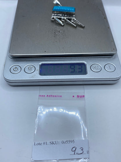 Dije Turquesa Azul Plata .950 — Incrustación Taxco — foto 6