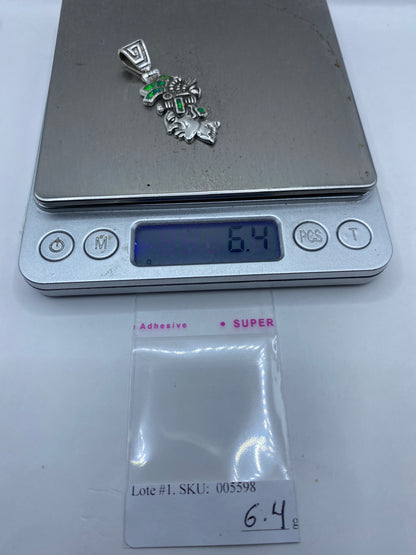 Dije Prehispanico Plata .950 con Opalo de Fuego — foto 6