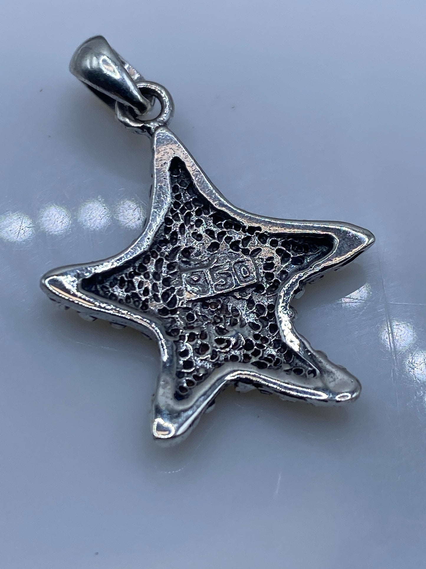 Dije Estrella Marina Plata .950 con Opalo de Fuego — Taxco — foto 5