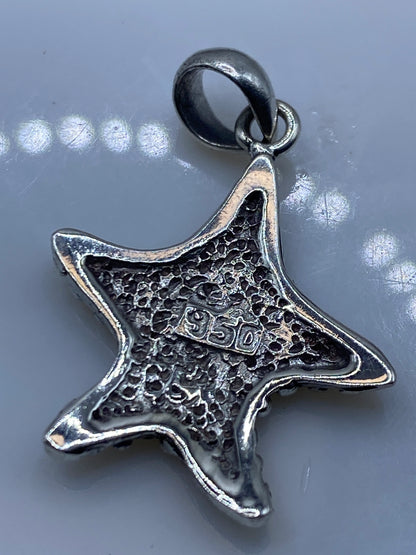 Dije Estrella de Mar Plata Opalo de Fuego — Taxco .950 — foto 5