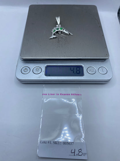 Dije Delfín Plata .950 con Ópalo de Fuego — Taxco — foto 6