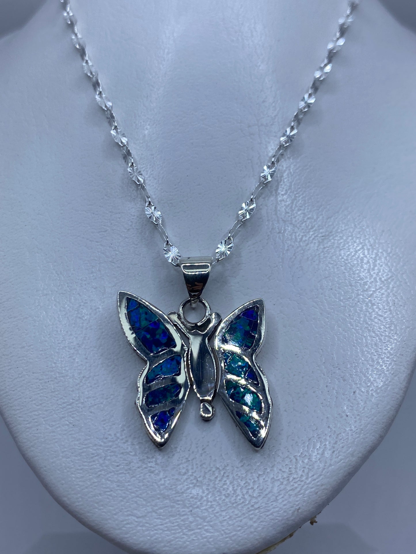 Dije Mariposa Plata .950 con Ópalo de Fuego — Taxco — foto 3