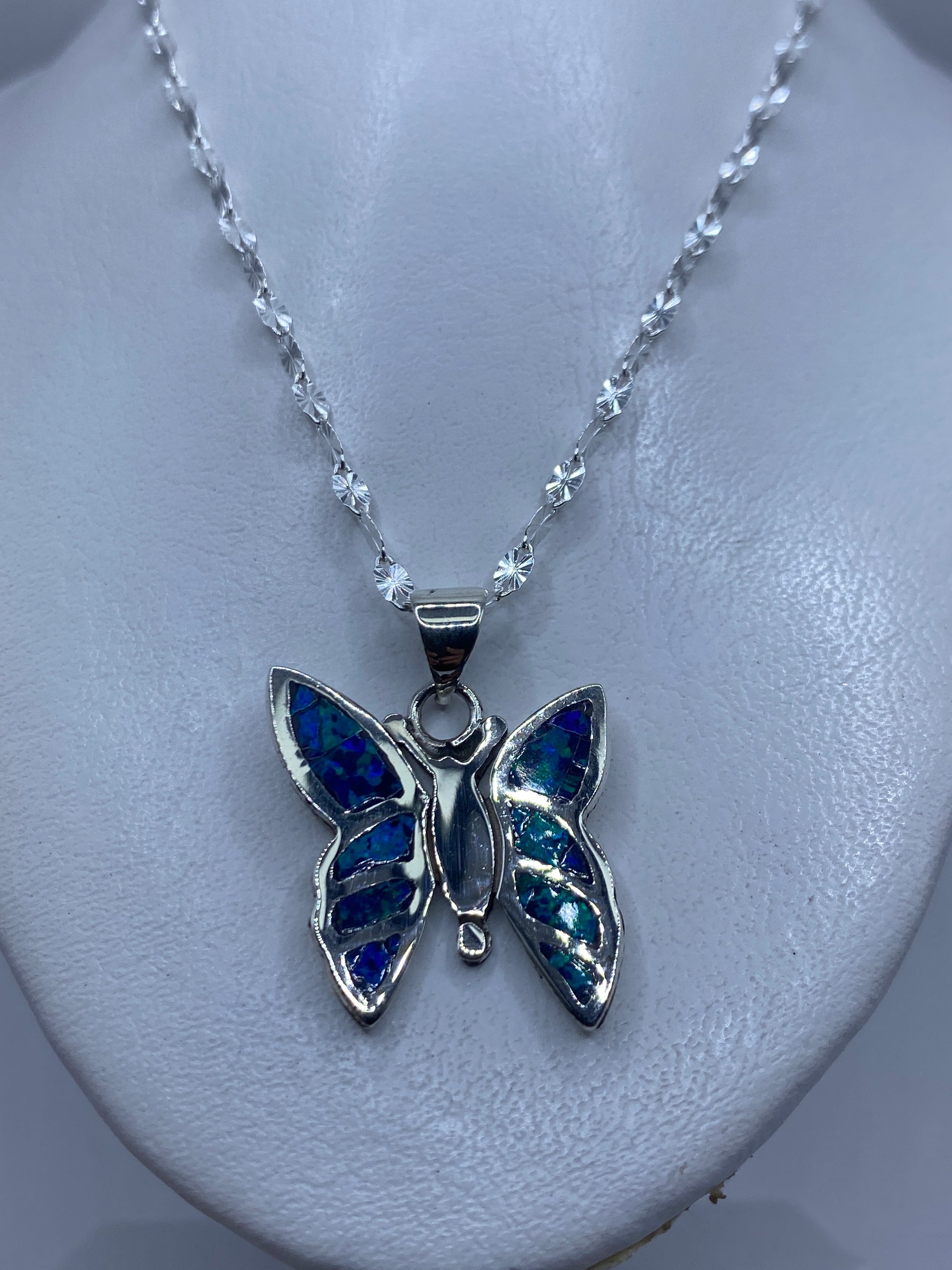 Dije Mariposa Plata .950 con Ópalo de Fuego — Taxco — foto 3