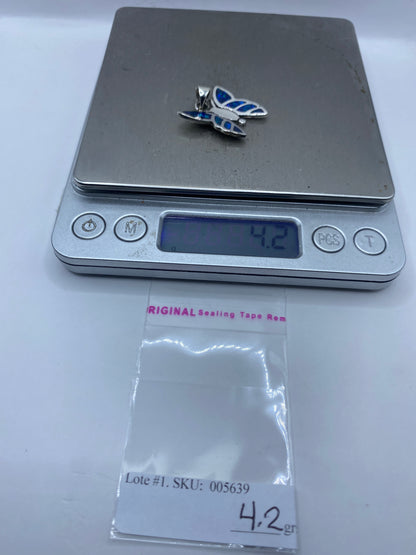 Dije Mariposa Plata .950 con Ópalo de Fuego — Taxco — foto 6