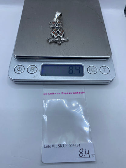 Dije Plata .950 Calado Étnico — Taxco Incrustación — foto 6