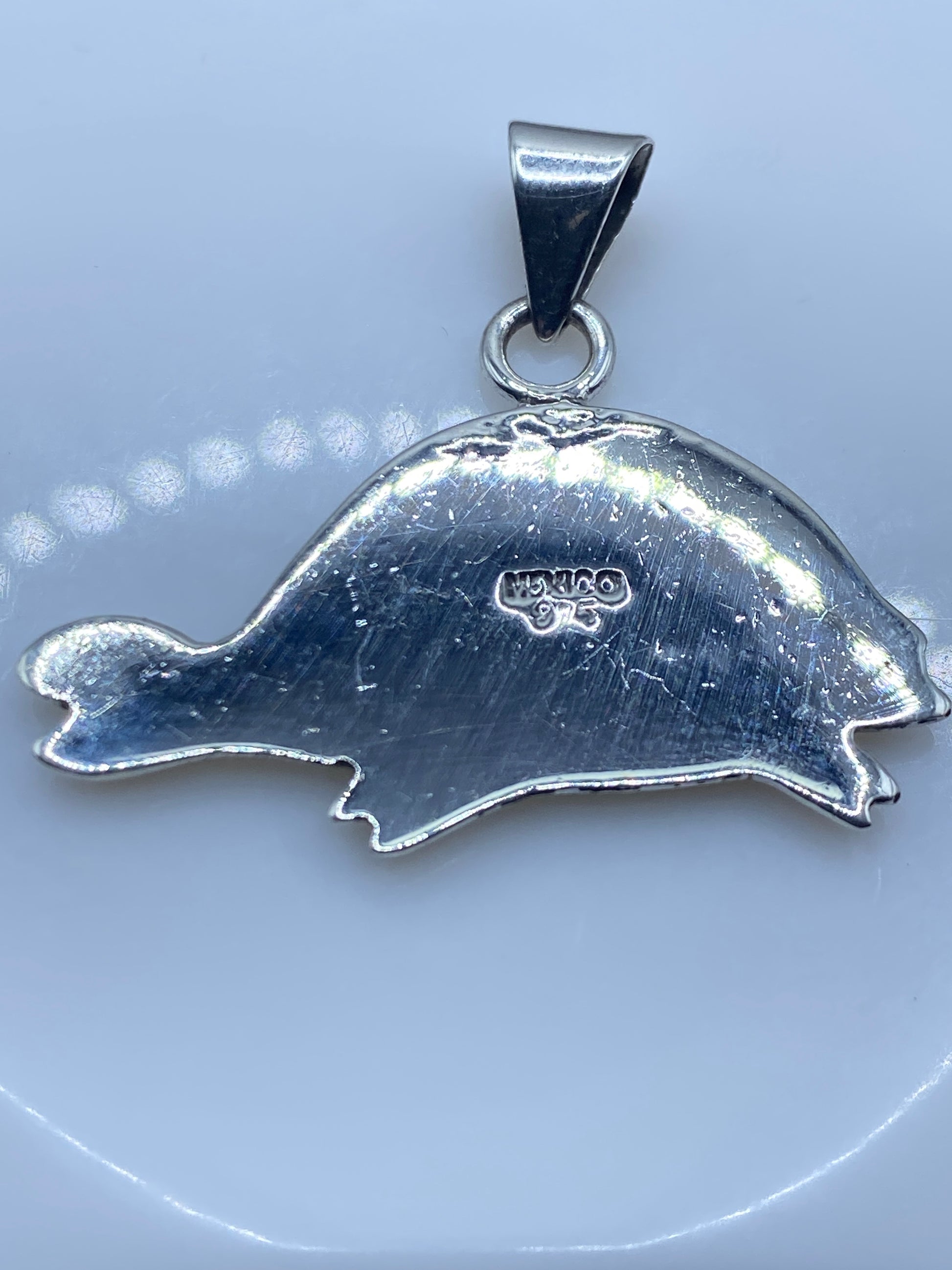 Dije Tortuga Plata .925 con Ópalo de Fuego — Taxco — foto 5