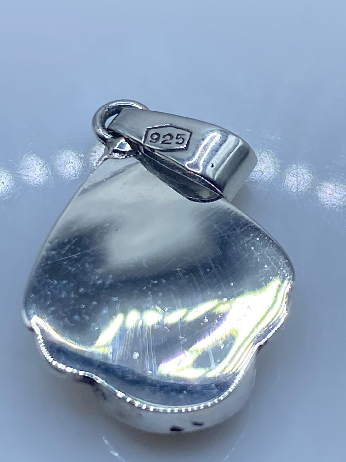 Dije de Plata Gota con Piedra Azul — Taxco .925 — foto 5