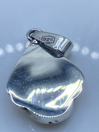 Dije de Plata Gota con Piedra Azul — Taxco .925 — foto 5