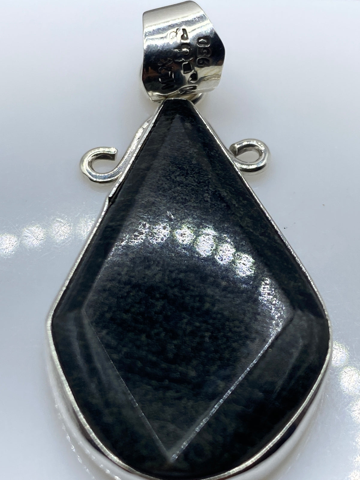 Dije de Plata Lagrima con Piedra — Taxco .950 — foto 5
