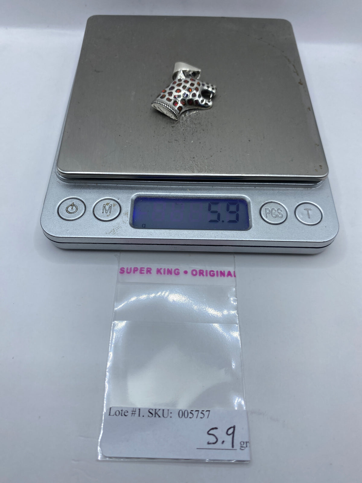 Dije de Plata .950 Ópalo de Fuego — Taxco Artesanal — foto 6