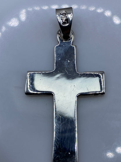 Dije Cruz Religiosa Repujada Plata .925 — Taxco — foto 5