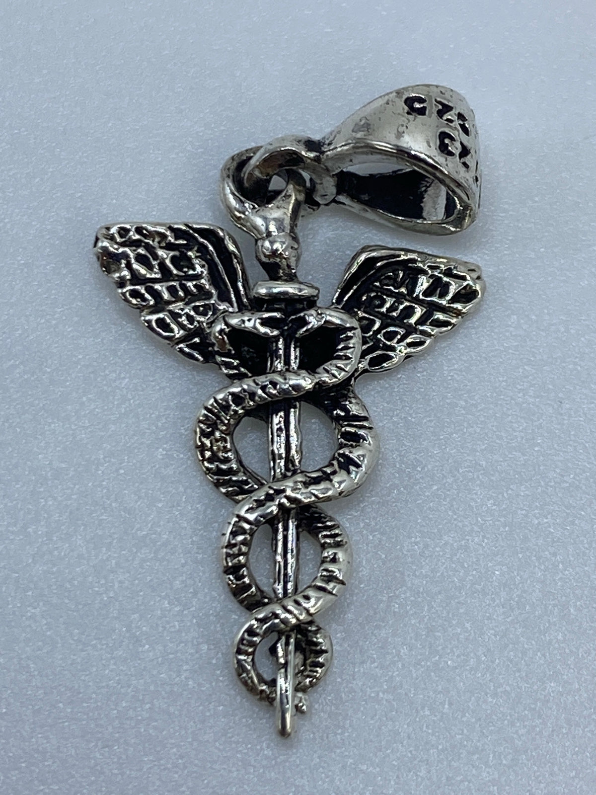 Dije Caduceo Plata .925 — Símbolo de Sanación Taxco — foto 5