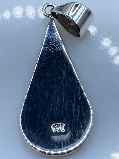 Dije de Plata Ópalo de Fuego Azul — Taxco .950 — foto 5