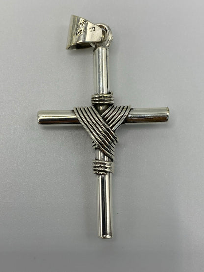Dije Cruz de Plata .925 — Taxco Combinada — foto 5