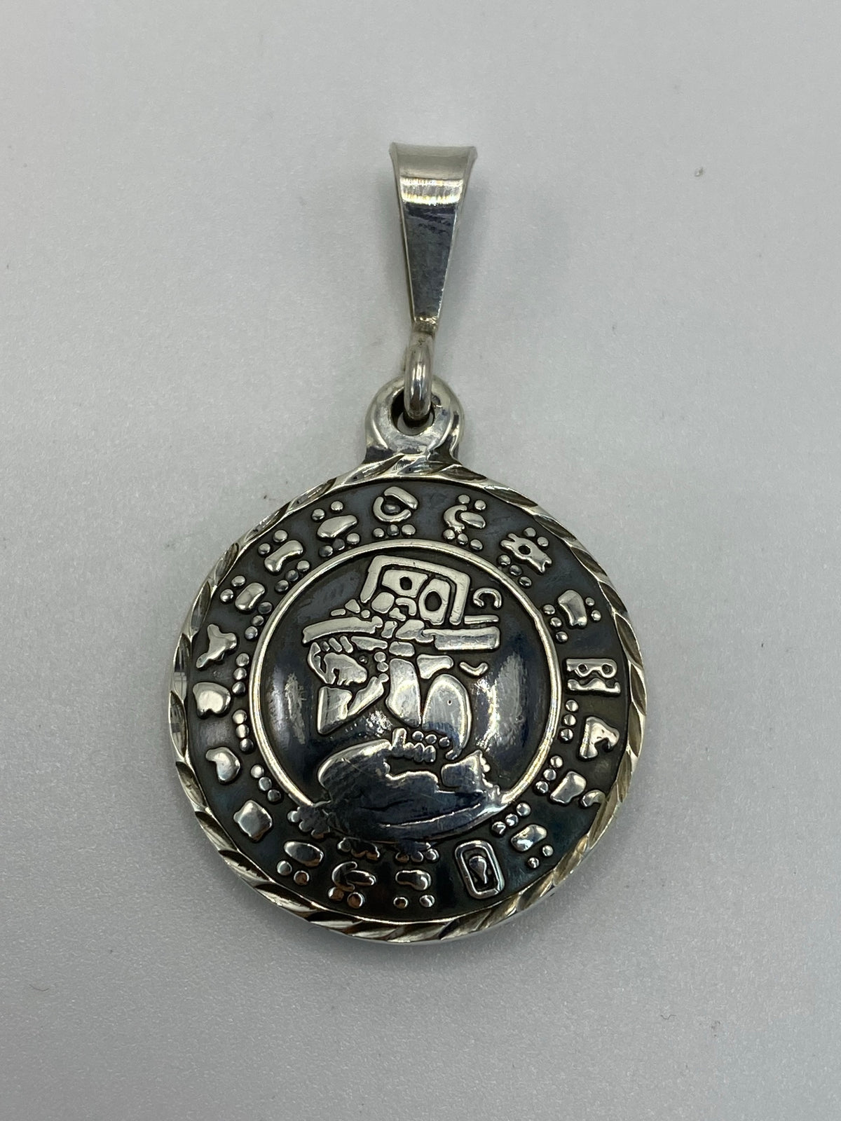 Dije Plata Calendario Azteca — Taxco .925 — foto 5