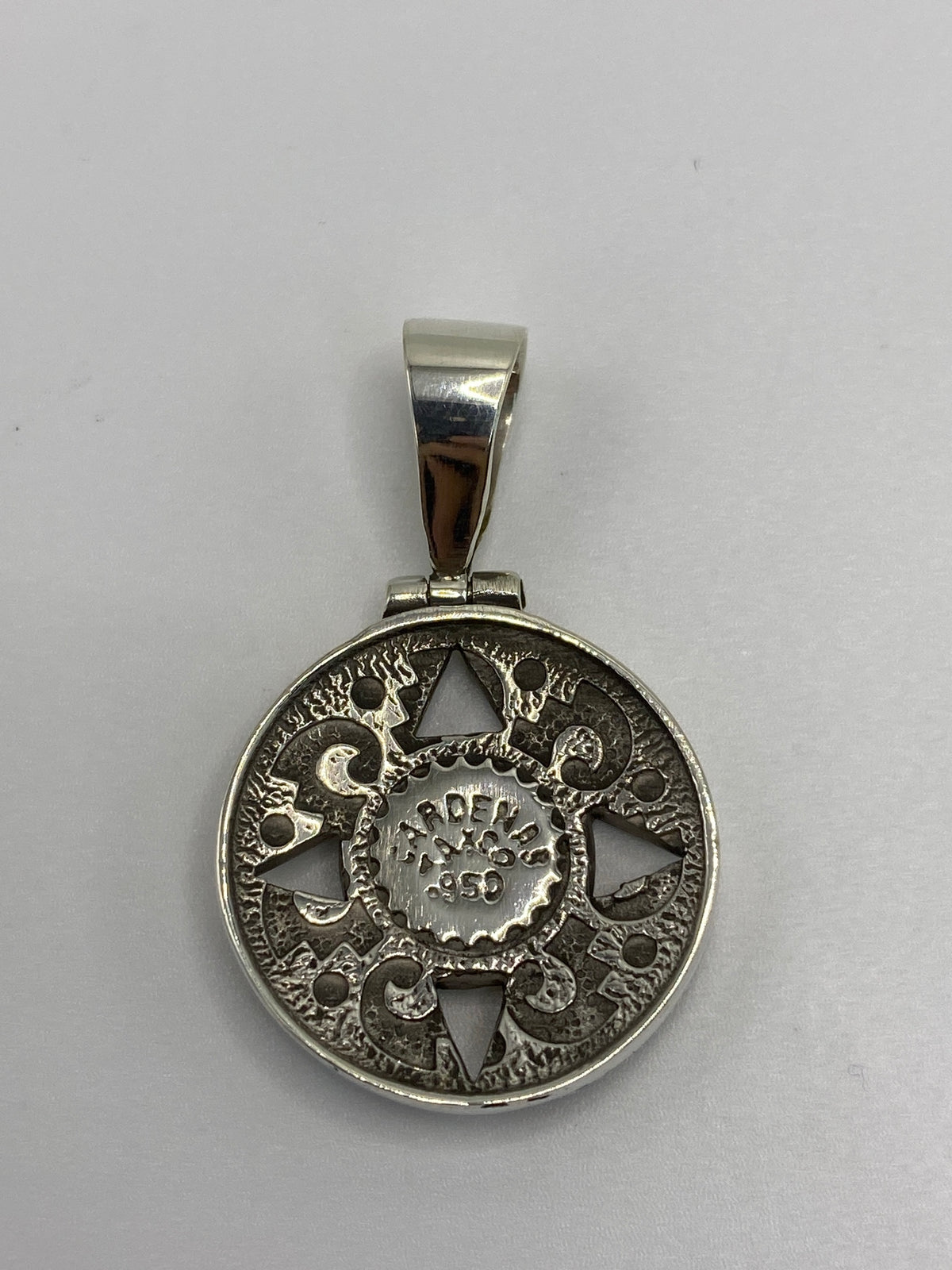 Dije Plata Ópalo de Fuego Prehispánico — Taxco 950 — foto 5