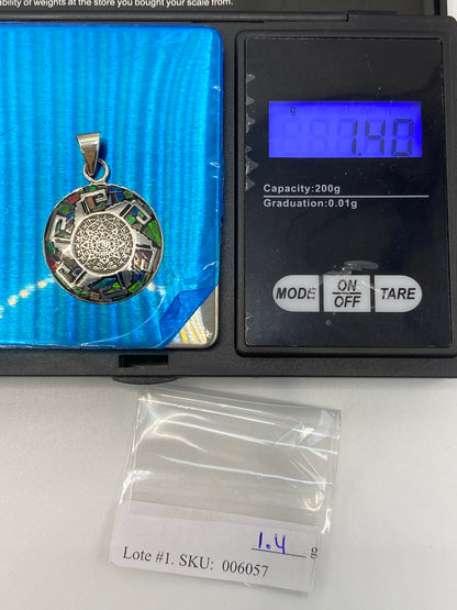 Dije de Plata Ópalo de Fuego Multicolor — Taxco 925 — foto 6