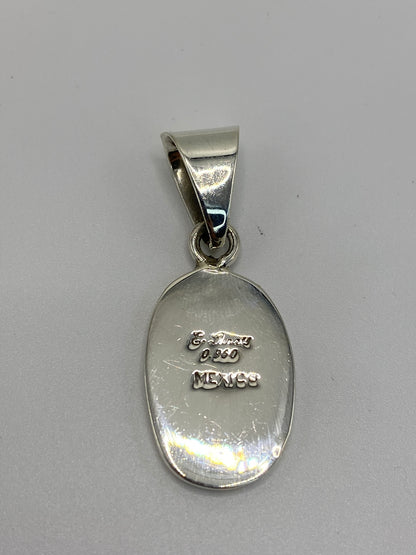 Dije de Plata Prehispánico con Ópalo de Fuego — Taxco 950 — foto 5