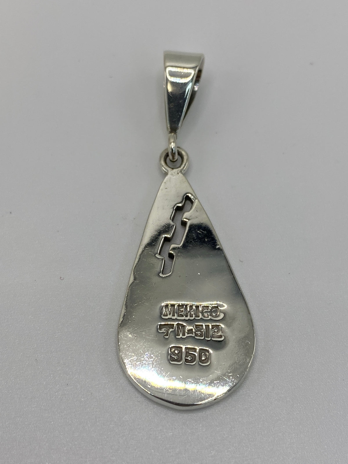 Dije Plata Calendario Azteca con Ópalo de Fuego — Taxco 950 — foto 5