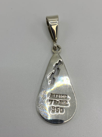 Dije Piedra del Sol Plata Ópalo de Fuego — Taxco 950 — foto 5