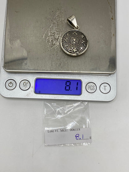 Dije de Plata Calendario Azteca — Taxco 925 — foto 6