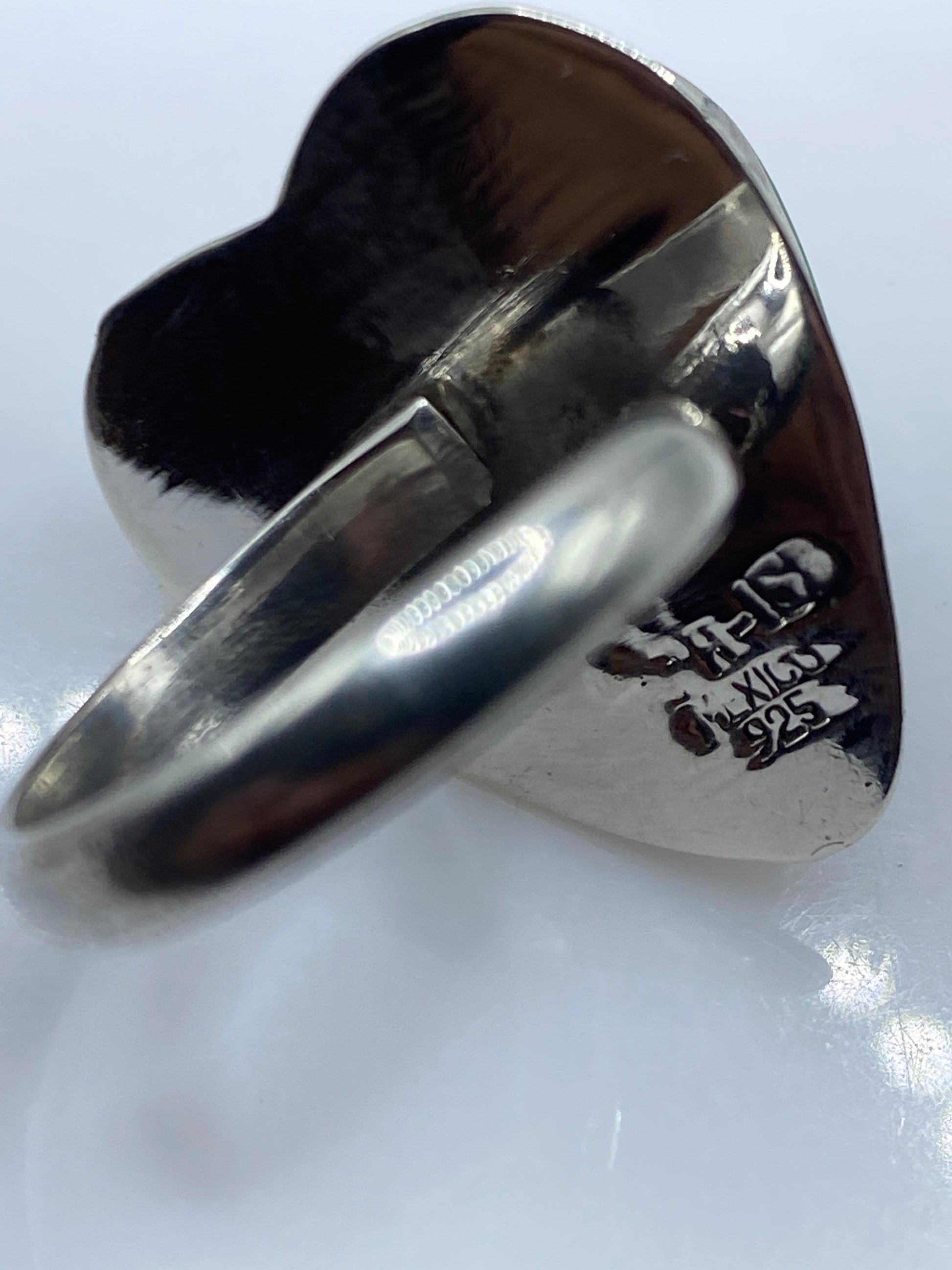 Anillo de Turquesa Azul Cielo en Plata .925 — Ajustable — foto 5