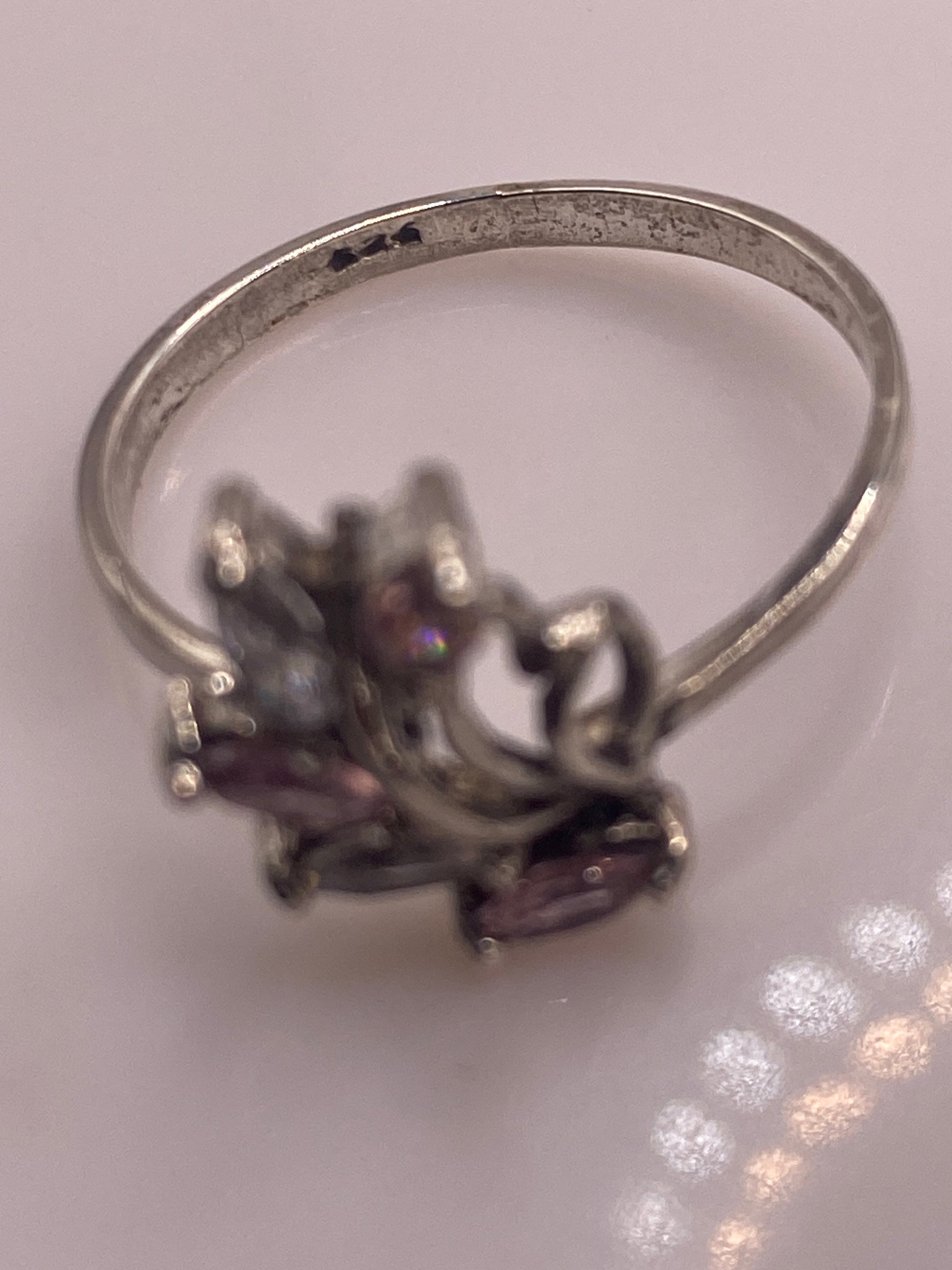 Anillo de Plata Solitario con Circonia Rosa — Elegancia Delicada — foto 5
