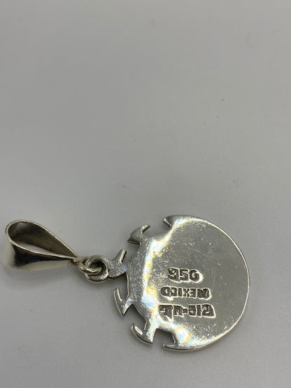 Dije Piedra del Sol con Ópalo de Fuego — Plata 950 Taxco — foto 5