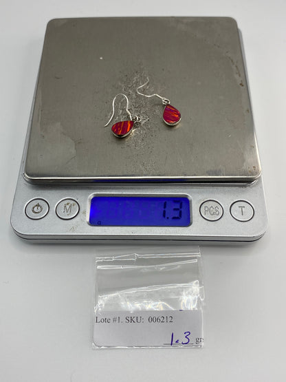 Aretes de Plata con Ópalo de Fuego — Taxco 925 — foto 6