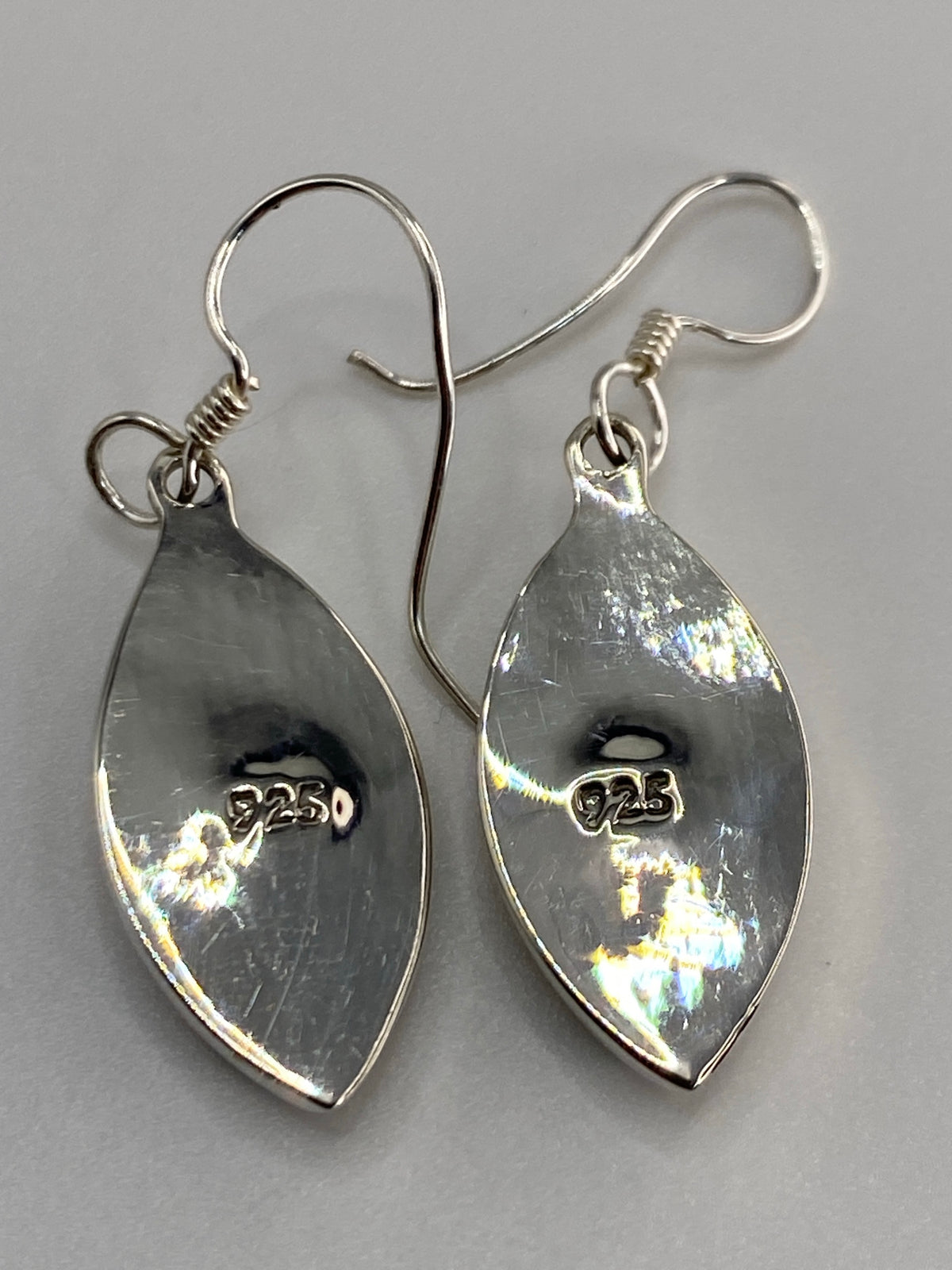 Aretes de Plata con Ópalo de Fuego Multicolor — Taxco 925 — foto 5