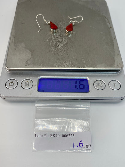Aretes de Plata 950 con Ópalo de Fuego — Taxco — foto 6