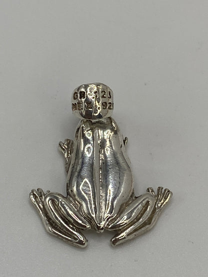 Dije de Plata Repujado Sapo — Taxco 925 — foto 5