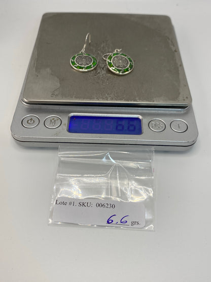 Aretes de Plata Ópalo de Fuego — Taxco 950 — foto 6