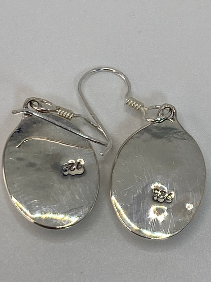 Aretes Plata Ópalo de Fuego — Taxco 925 — foto 5