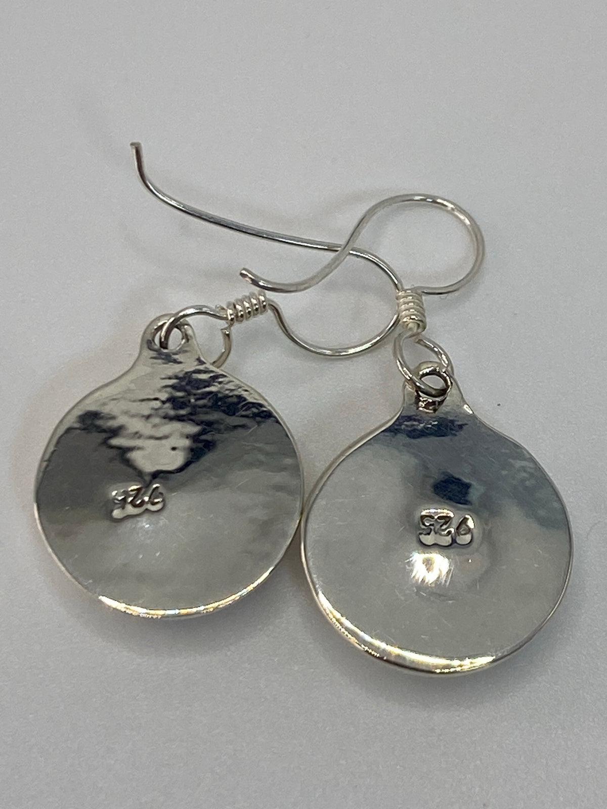 Aretes Plata 950 Opalo de Fuego Rosa — Taxco — foto 5