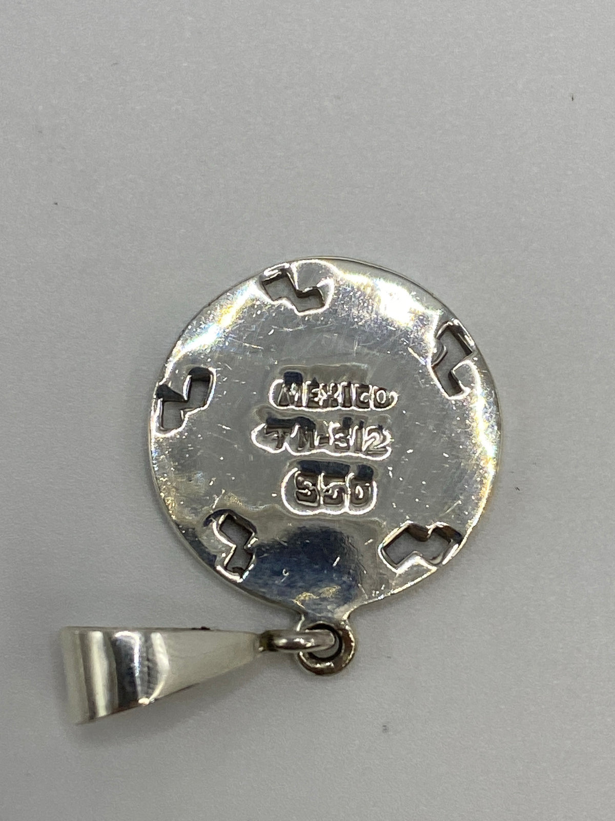 Dije Calendario Maya Plata 950 — Ópalo de Fuego — foto 5