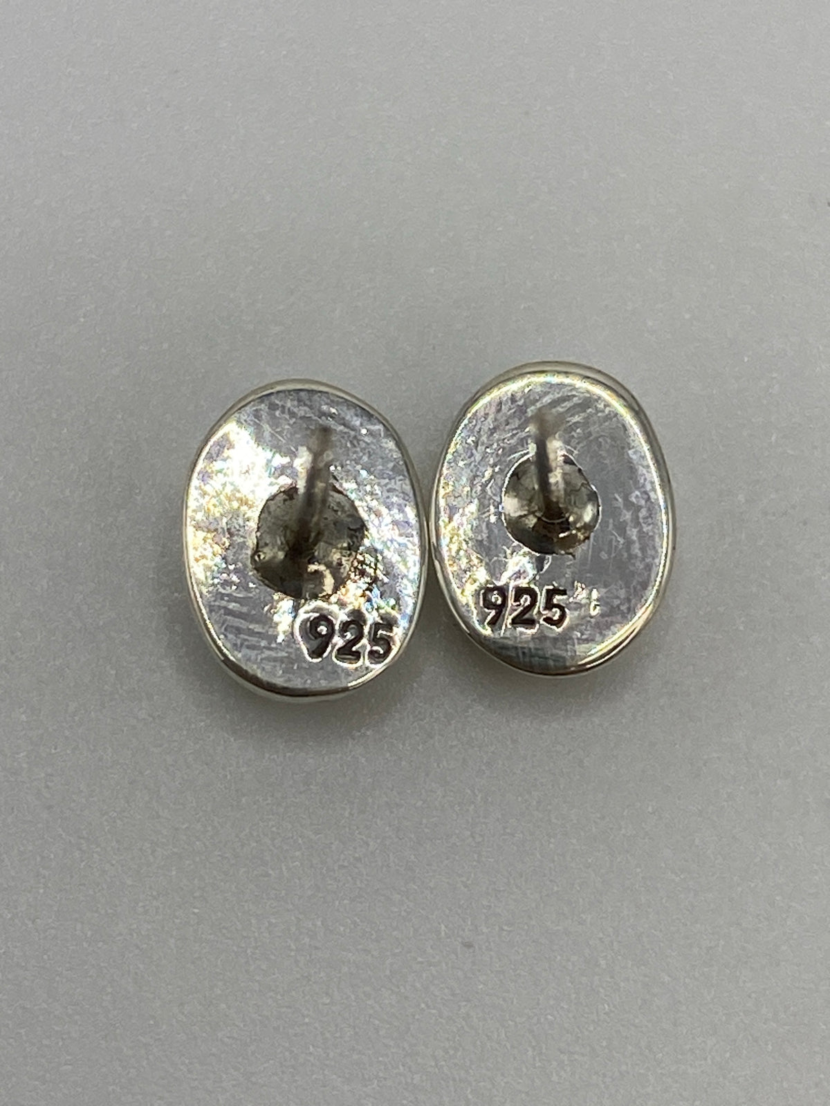 Aretes de Plata con Ópalo de Fuego Verde — Taxco — foto 5