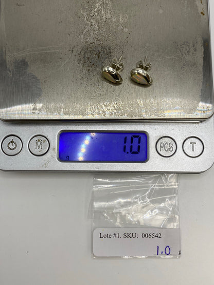 Aretes de Plata con Ópalo de Fuego Blanco — Taxco 925 — foto 6