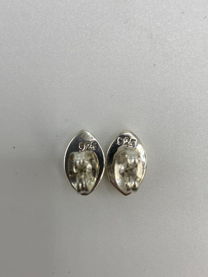 Aretes de Plata Ópalo de Fuego Azul — Taxco 925 — foto 5