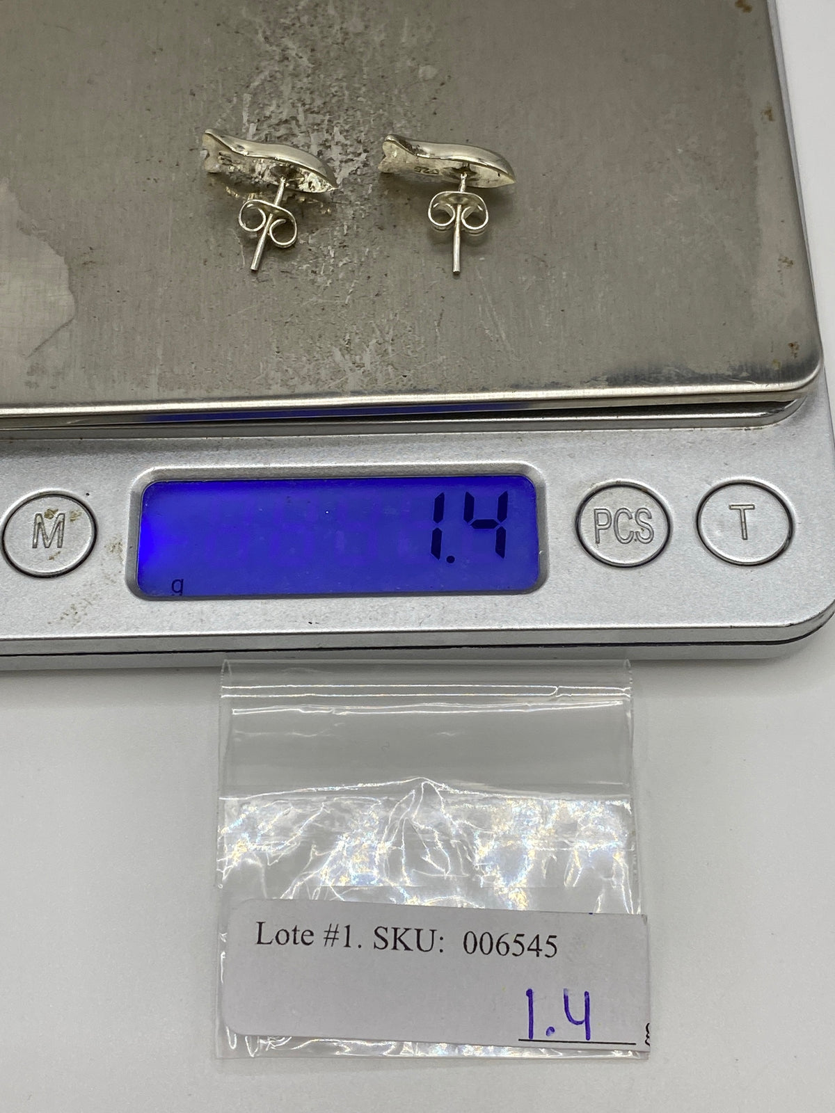 Aretes Plata Ópalo de Fuego Blanco — Taxco 925 — foto 6