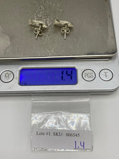 Aretes Plata Ópalo de Fuego Blanco — Taxco 925 — foto 6